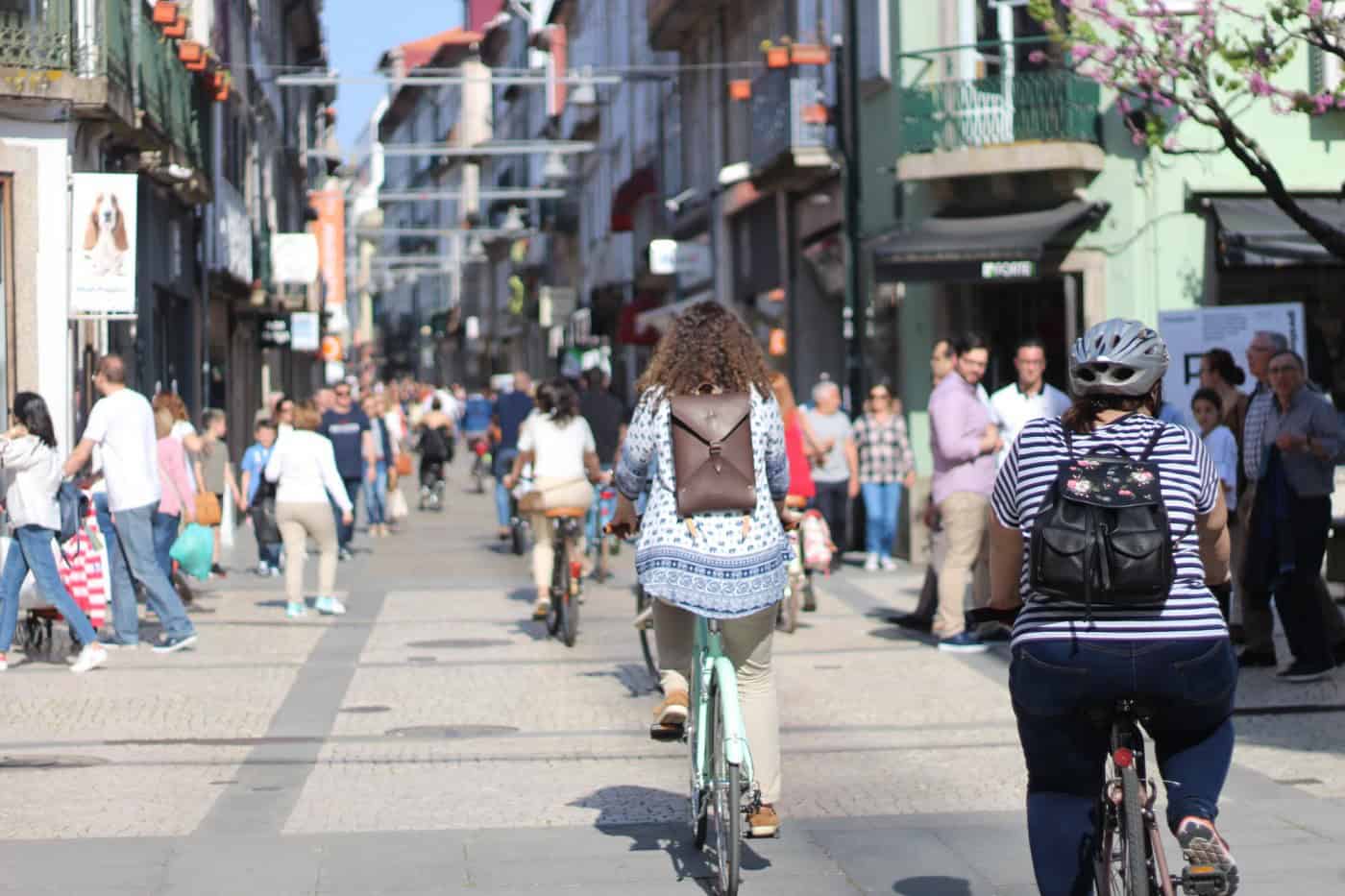 Braga Ciclável defende conversão da zona pedonal em zona de coexistência