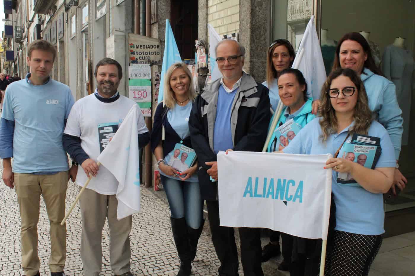 Último dia de campanha. Aliança espera eleger por Braga