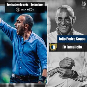João Pedro Sousa volta a ser eleito treinador do mês