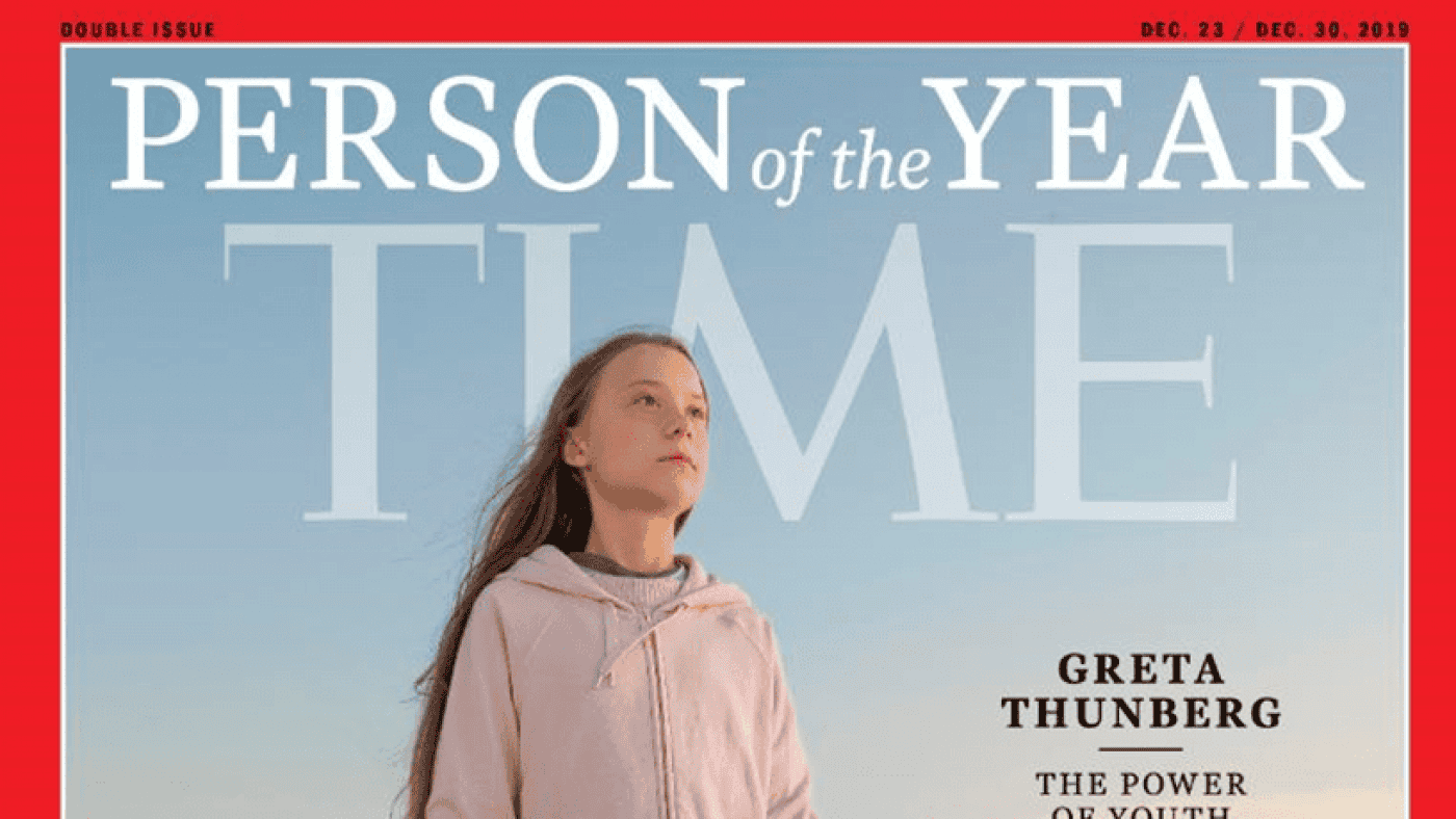 Greta Thunberg eleita personalidade do ano pela Time