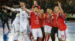Benfica goleia Sporting e conquista Taça da Liga de futsal