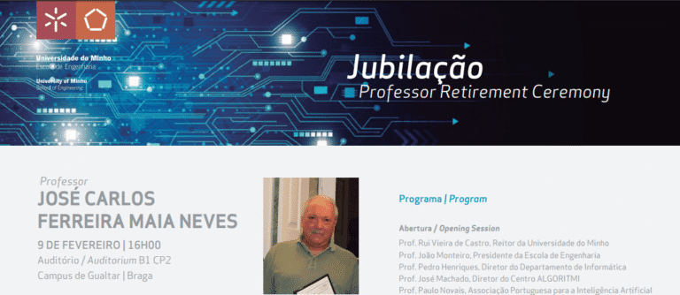 Fundador da área de IA na UMinho homenageado