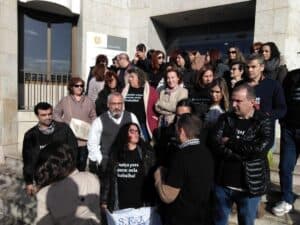 Funcionários judiciais manifestam-se em Guimarães
