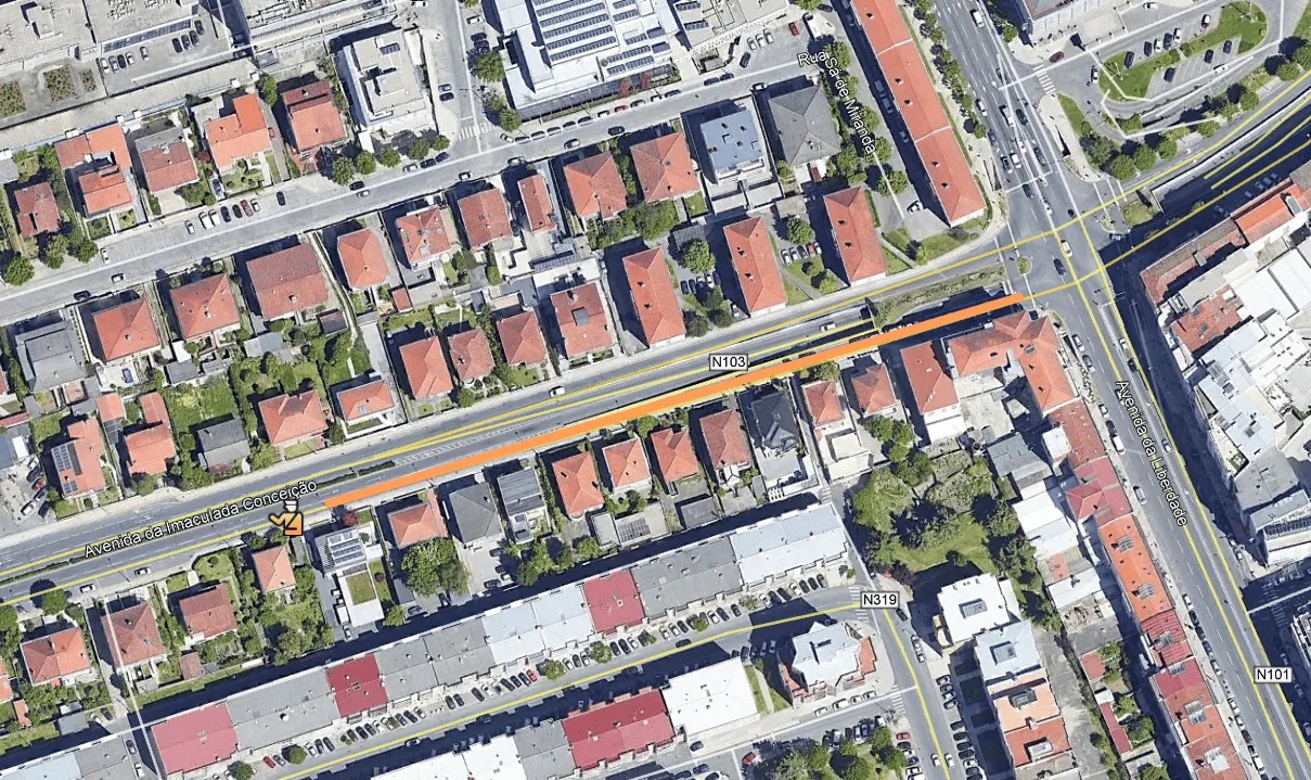Trânsito condicionado na avenida Imaculada Conceição