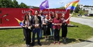 Europeias. Candidatos de Braga do BE em campanha na UMinho
