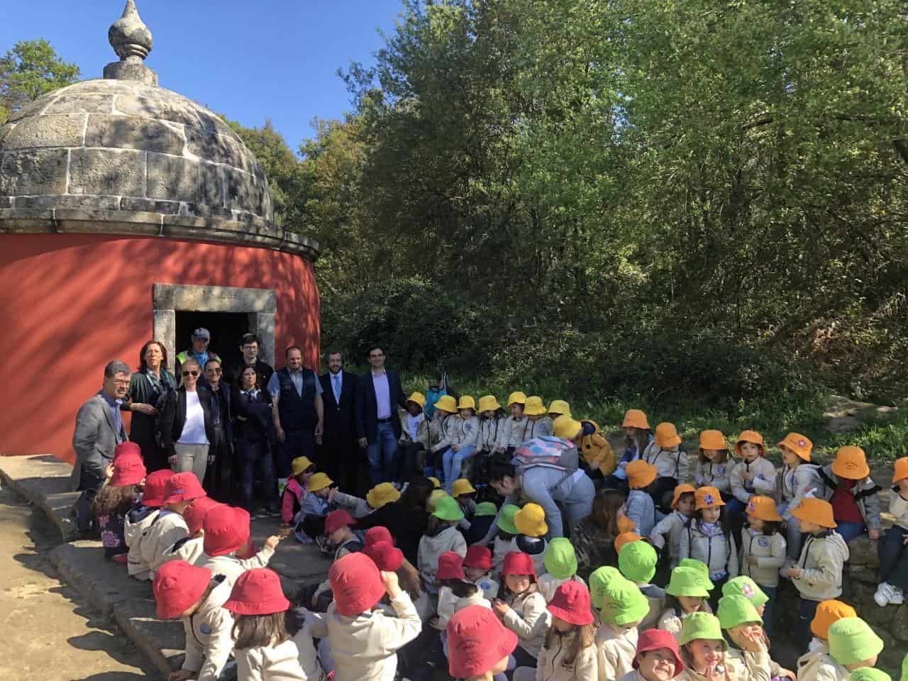 Crianças visitaram Sete Fontes no Dia Mundial da Água