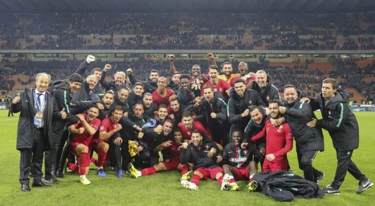 Portugal cumpre último treino antes da recepção à Polónia