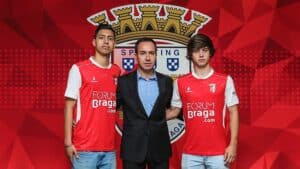 Berna e Yan Said assinam contrato profissional no SC Braga